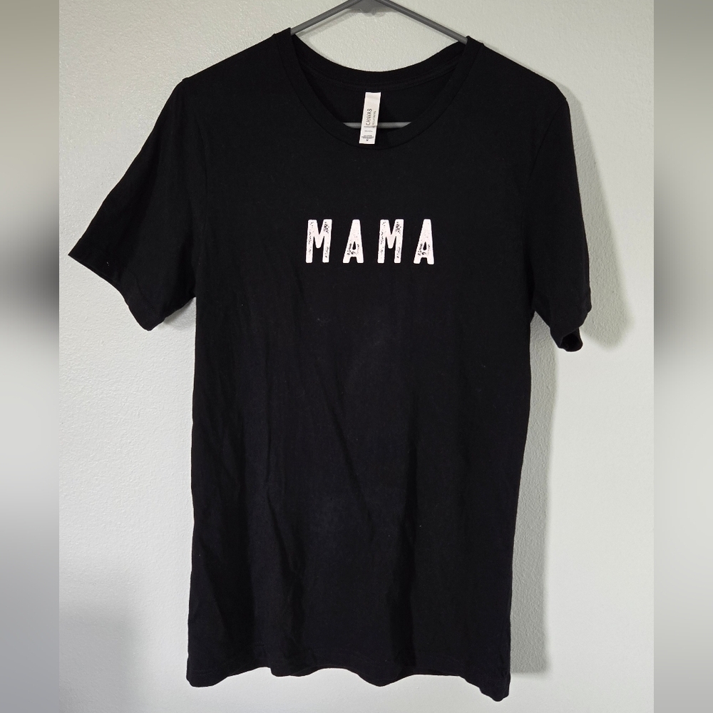 Bella canvas black mama Tee Size Medium
